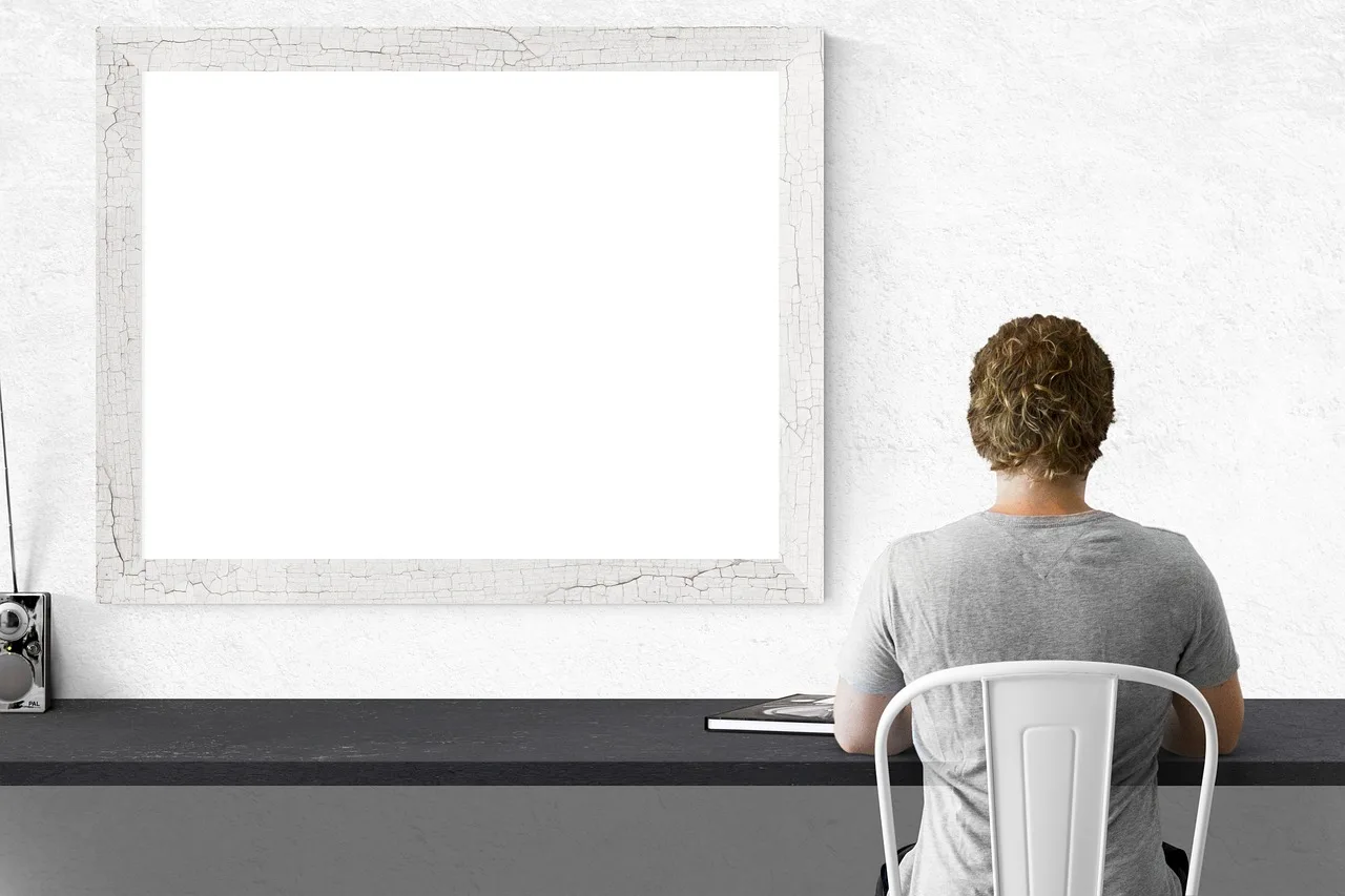mockup, wall, poster, mock, frame, template, interior
